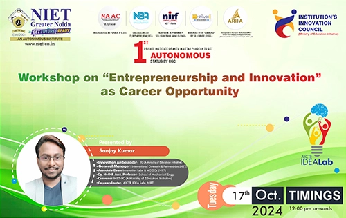 Entrepreneurship and Innovation as Career Opportunity