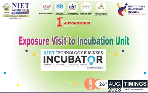 Exposure Visit to Incubation Unit